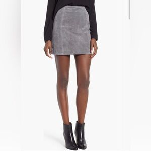 Blank NYC A-Line Skirt in Silver Screen